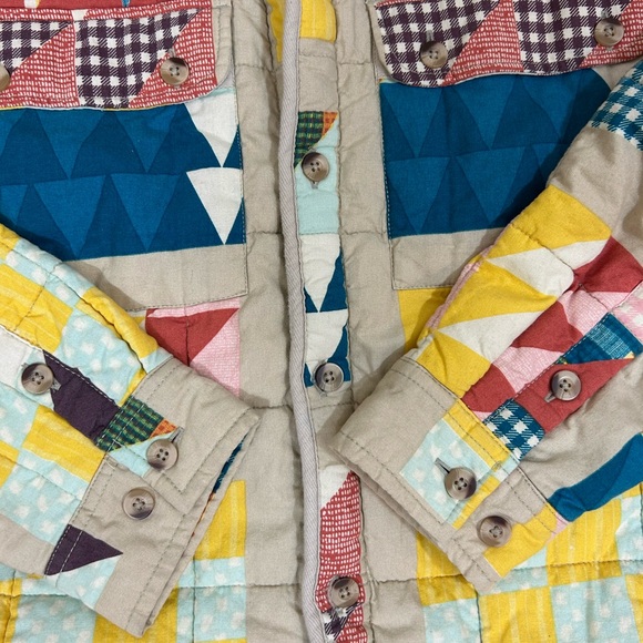 UO Urban Outfitters BDG Mens Patchwork Quilt Shirt Jacket Shacket Size S - Picture 9 of 12